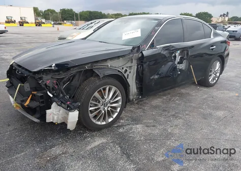 2018 Infiniti Q50 3.0T Luxe from USA, damaged, VIN JN1EV7AP7JM351321